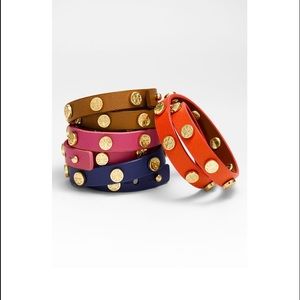 Tory Burch leather wrap bracelet